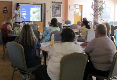 Rachel Wiley, MS OTR-L 
Jefferson Elder Care, presents to Caregivers at Schoolhouse Center on June 4, 2014.