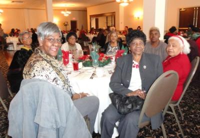 Foster Grandparents enjoy the luncheon.