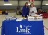 Pennsylvania Link to Aging and Disability Resources Delaware County co-sponsored the Energy Fair along with the County Office of Services for the Aging (COSA). Pictured are Sheelah Weekes (left), Deputy Director at COSA, and Joanna Geiger (right), Link Coordinator.