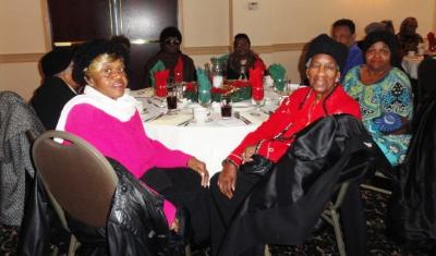 Foster Grandparents enjoy the luncheon.