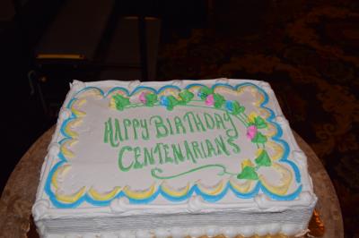 Ceremonial birthday cake