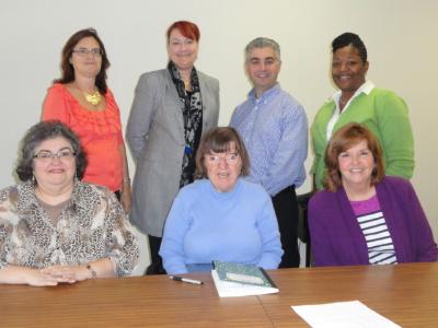 Bottom row (left to right)
Marie Bonita, Delaware County Office of Services for the Aging (COSA); Lynn Prendergast-Gibbs, Freedom Valley Disability Center; Joanna Geiger, Delaware County Aging and Disability Center Coordinator
Top row (left to right)
Linda Robson, County Assistance Office; Wendy Pekus-Mazieka, Community Transit; Mike Boyer, Mercy LIFE; Katrina Lewis, Delaware County Office of Services for the Aging