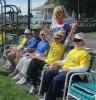 Enjoying the scenery at the Ridley Township Swim Club