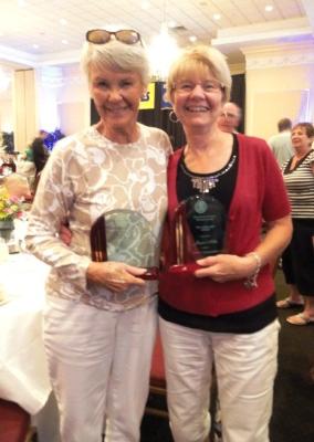 Fit for Life award winners Elizabeth Taylor and Jayne Milke.