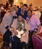 seated: Mary Armstrong, age 103