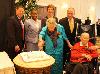 David White, County Council member; Denise V. Stewart, Director of COSA; Marianne Grace, Delaware County Executive Director; John McBlain, County Council member; with Marion Roth, 105, of White Horse Village in Newtown, and Catherine Nackenoff, 105, of Granite Farms Estates in Middletown.