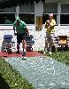 George Garifalos looking for a Shuffleboard win.