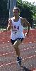 Mark Causerano sprints toward the finish line!