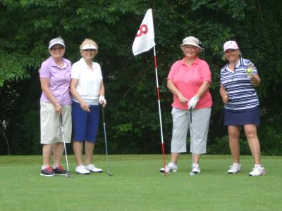 Ladies on the 8th hole