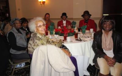 Foster Grandparents enjoy the luncheon.