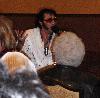 Elvis entertains the crowd, courtesy of Heron Companions.