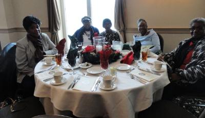 Foster Grandparents enjoy the luncheon.