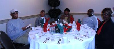 Foster Grandparents enjoy the luncheon.